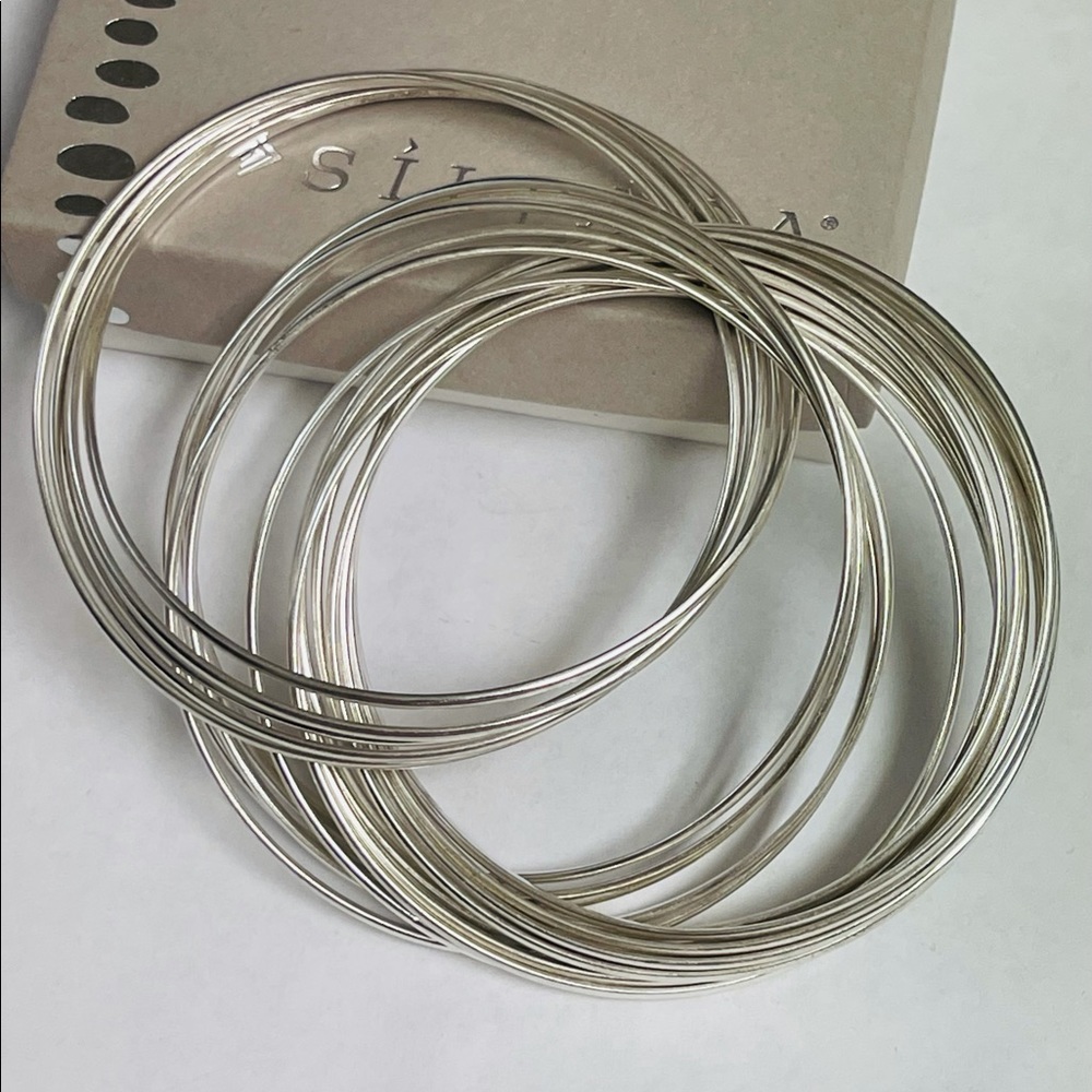 Silpada Salute Sterling Silver 21 Bangles